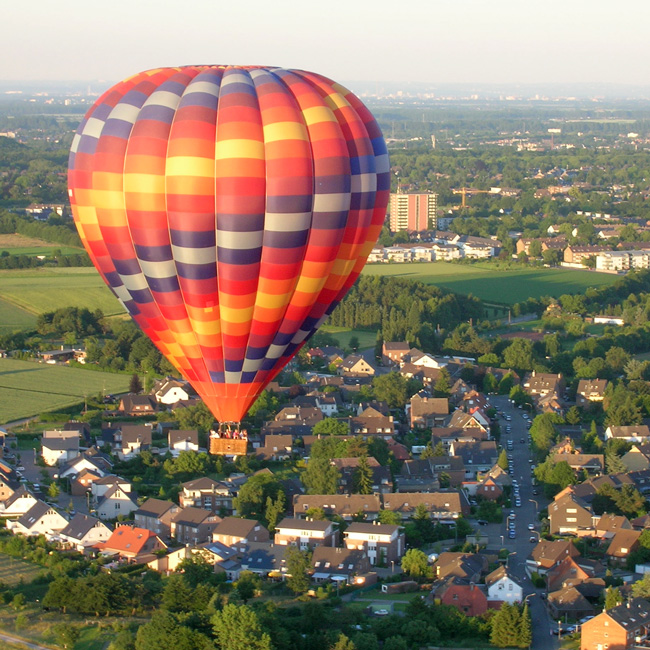 Heißluftballonfahrt über Jülich