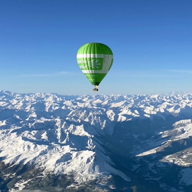 Alpenüberquerung im Heißluftballon