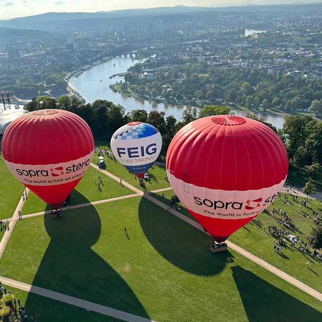 Alpenüberquerung im Heißluftballon
