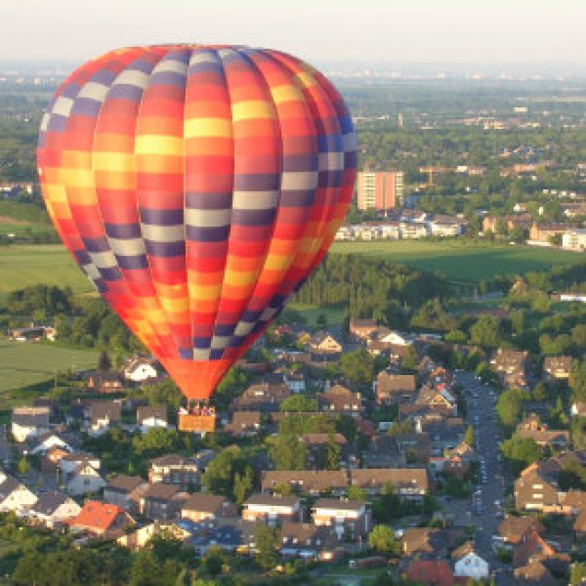 Heißluftballonfahrt über Gießen
